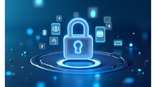 Grafik von sicheren Zahlungsmethoden und einem Schloss-Symbol