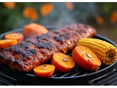 Deftiges Comfort-Food BBQ mit Kürbis, Rippchen und Oktoberfest-Spezialitäten