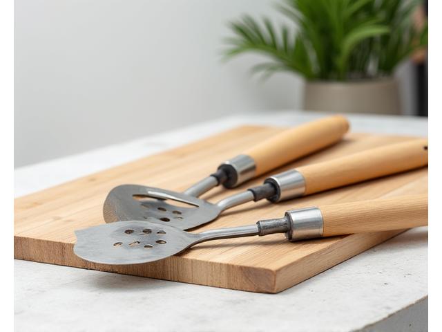 Einsteiger-Grillzubehör-Set: Grillzange, Wender, Bürste