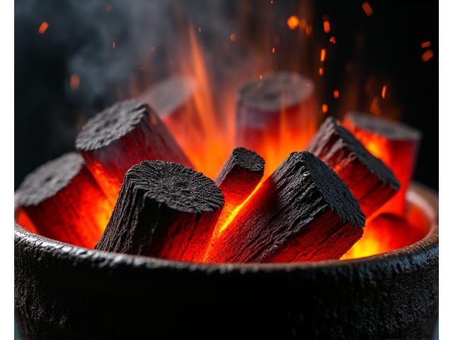 Argentinische Quebracho-Kohle