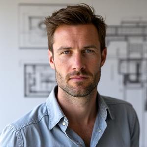 Porträt von Lukas Wyss, Outdoor-Küchen-Designer