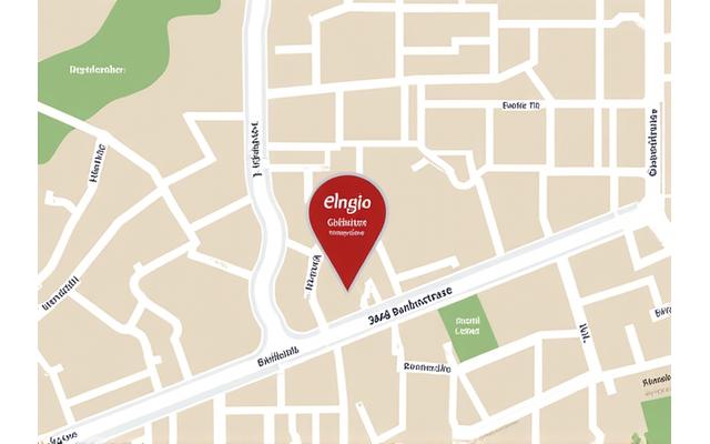 Ausschnitt einer Karte, die den Standort von Alpenglüh Grillkultur in Bern zeigt, mit umliegenden Straßen und Orientierungspunkten und einem Pin-Symbol am Standort.